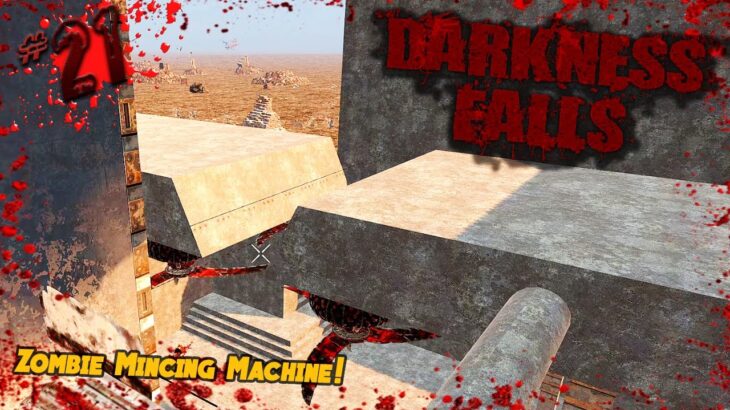 I MADE A ZOMBIE MINCER!! | Darkness Falls | 7 Days to die | Modded | #21