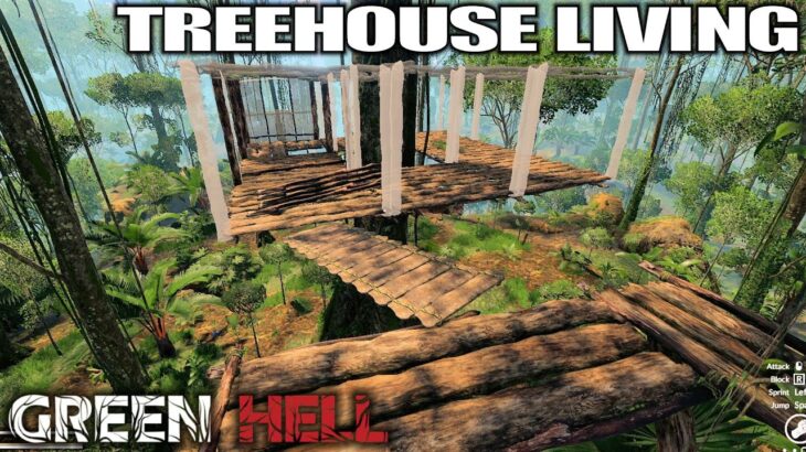 Living in a Treehouse in The Building Update | Green Hell Building Update Gameplay