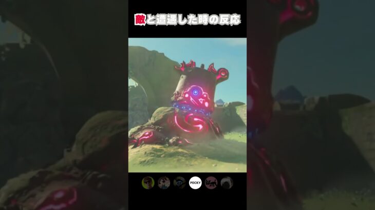 敵と遭遇した時の反応【ゼルダの伝説　ブレス オブ ザ ワイルド】