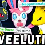 I USED AN EEVEELUTION TEAM IN POKEMON SCARLET AND VIOLET