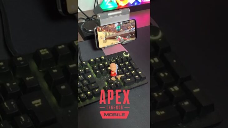 【APEXモバイル】世界最速でマウスとキーボードでプレイしてみたらチート級に最強だったwww　#shorts