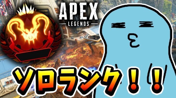 【Apex】今日でソロマスターに王手をかけるぞ！！