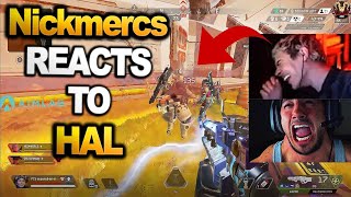 Nickmercs understands why Imperialhal is CEO!!  Nickmercs reacts to Imperialhal  ( apex legends )