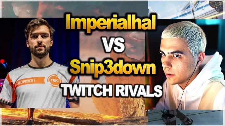 TSM Imperialhal team vs Snip3down team  in Twitch Rivals !! WHO WIN?! ( apex legends )
