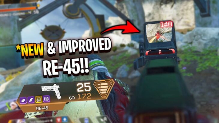 the *New and Improved Crafted RE-45!! – Apex Legends