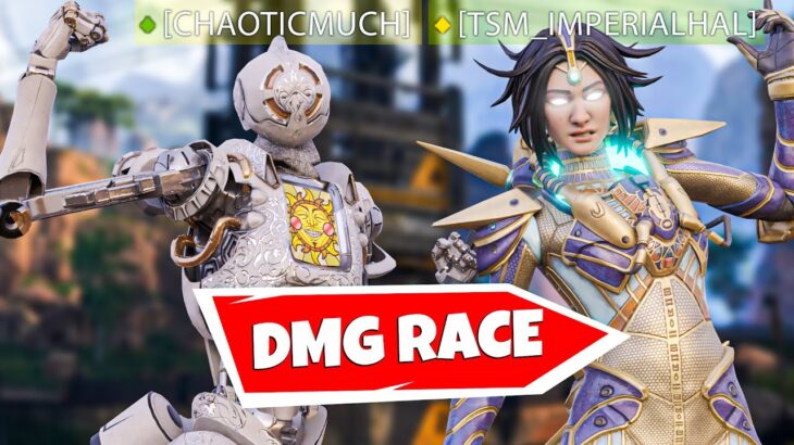 Damage Race Against  Tsm_Imperialhal In Ranked!! || Apex Legends Season 14 (Chaoticmuch)