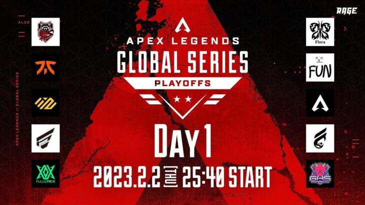 Apex Legends Global Series Year 3：Split1 Playoffs Day1