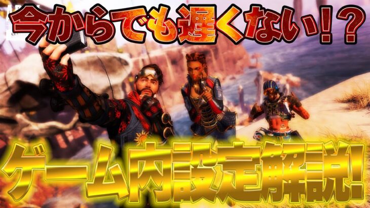 【Apex Legends】今から始める人必見!元プロが教える設定解説!!!【エーペックスレジェンズ】【APEXMOBILE】【白金 レオ】