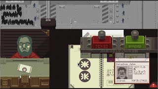 【生放送録画】入国審査ゲームで「悪の組織への道」を目指す【Papers, Please】