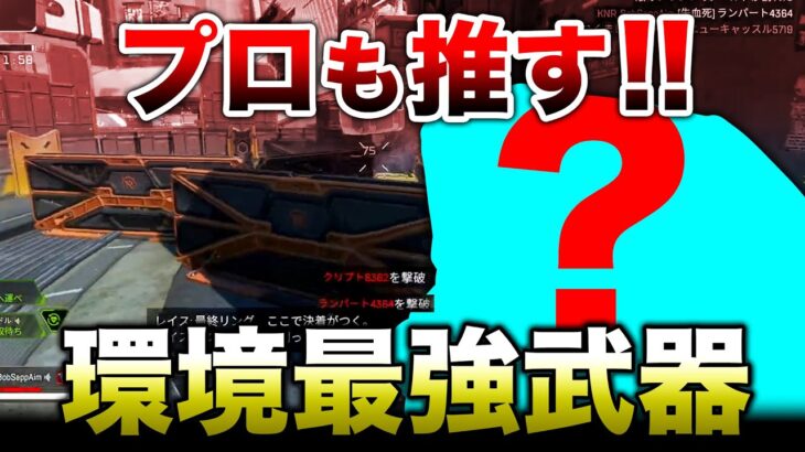 【APEX LEGENDS】プロも推す！環境最強武器はこれ！！【エーペックスレジェンズ】