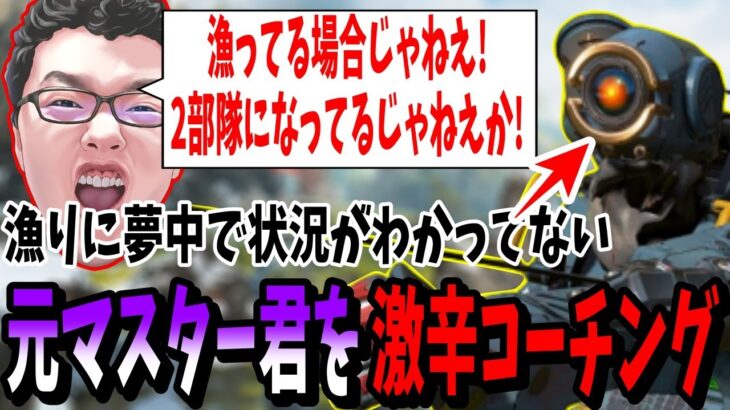 【APEX】「漁ってないではよ漁夫に行け！」漁りに夢中で状況判断がダメダメな元マスター君を激辛コーチング【shomaru7/エーペックスレジェンズ】