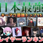 【Apex】日本最強キーマウプレイヤーランキングトップ15