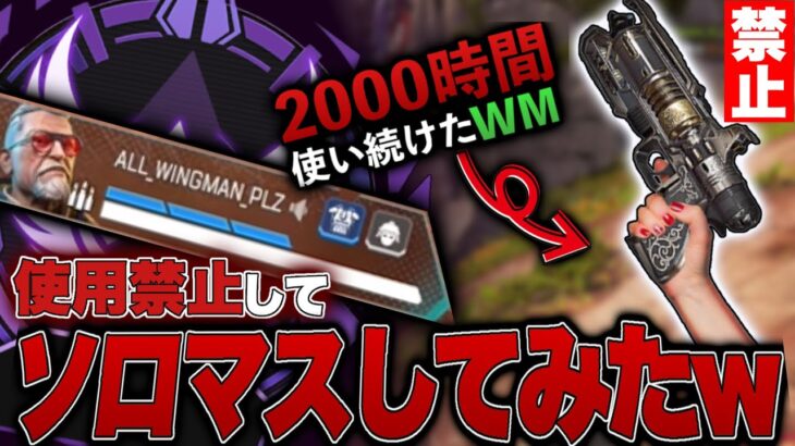 【ウィングマン禁止ソロマス】もしも、2000時間この武器しか撃ってない男が、ウィングマンを使わずにソロマスターを目指したら…。