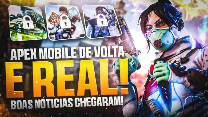 A VOLTA DO APEX MOBILE É REAL🔥🔥🔥  APEX LEGENDS MOBILE