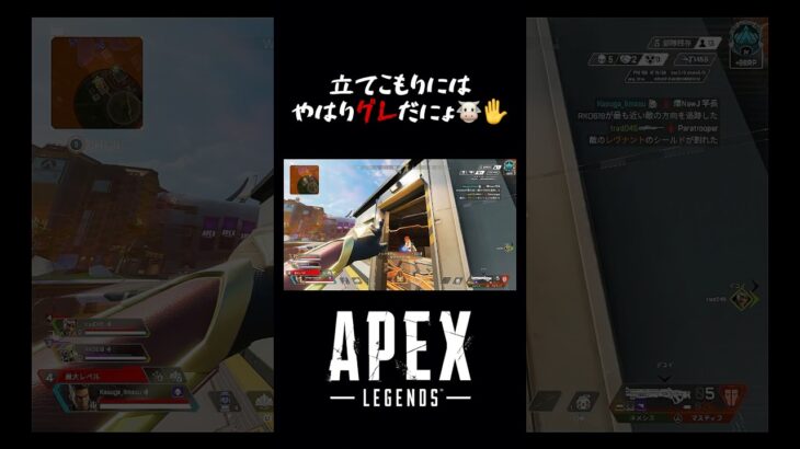 【APEX】立てこもりにはグレ一択だにょ🐮✋