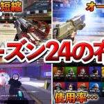 【Apex】シーズン24で強化待ったなしキャラ