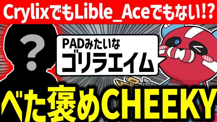 【べた褒め】PADエイムのキーマウ使いについて話すCHEEKY【CHEEKY切り抜き】