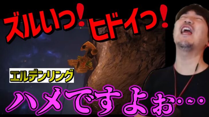 【エルデンリング】少しでもミスると即落下…&獅子の混種と対決！エルデンリング珍プレー好プレーまとめ【梅原大吾】【ウメハラ】