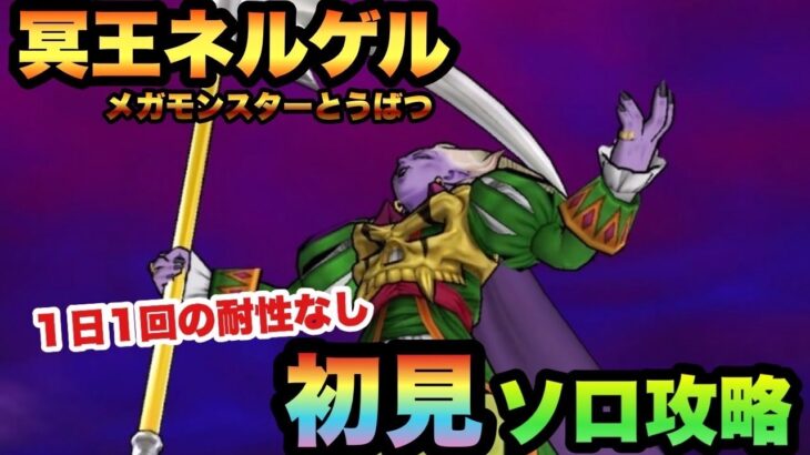 【ドラクエウォーク】自分ギラはSP武器と配布しかありません…冥王ネルゲルを初見攻略！【ドラゴンクエストウォーク】