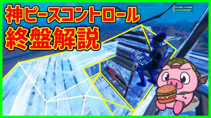 【vs猛者でも刺さる】PAD最強の共通点!!ピースコントロールと終盤移動は実は〇〇が超重要だということをソロアジア1位ワイルドホークから学ぶ【フォートナイト】