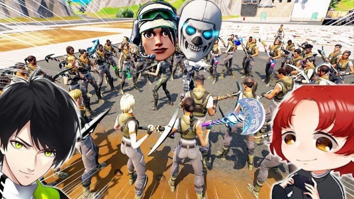 ネフライトれじぇくん vs 98人スナイパー軍団 【フォートナイト/Fortnite】#ネフライト夏休み特大コラボウィーク