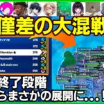 【めったに起きない大接戦】優勝が全く分からない!?全員上手すぎて超競る展開になった決勝がアツすぎた【フォートナイト】