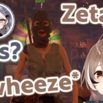 [JpSub] Mumei can’t stop laughing just because Zeta’s mouth is moving【Rust/Hololive Clip/EngSub】