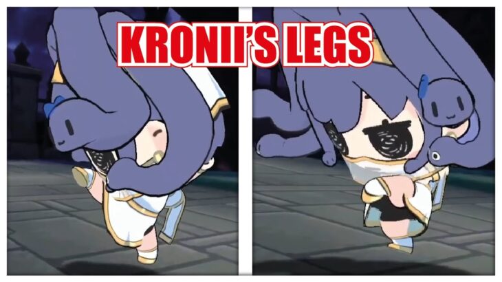 Everyone’s admiring Kronii’s legs