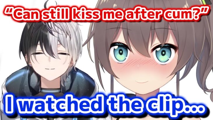 Kamito saw Matsuri’s clip talking about if viewers can kiss her during post-nut clarity [Hololive]