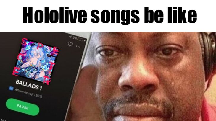 Listening to Hololive songs be like: