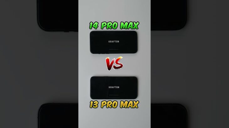 PUBG Mobile Speed Test (iPhone 14 Pro Max vs iPhone 13 Pro Max) #bgmi #shorts