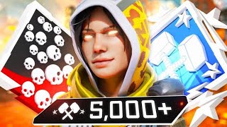 SOLO WRAITH 20 KILL 5,000 DMG Apex Legends Mobile