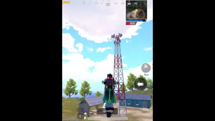 Top Tricks To Climb Tallest Locations in PUBG Mobile !!! 😱🔥 #shorts #pubgmobile #gwmighty