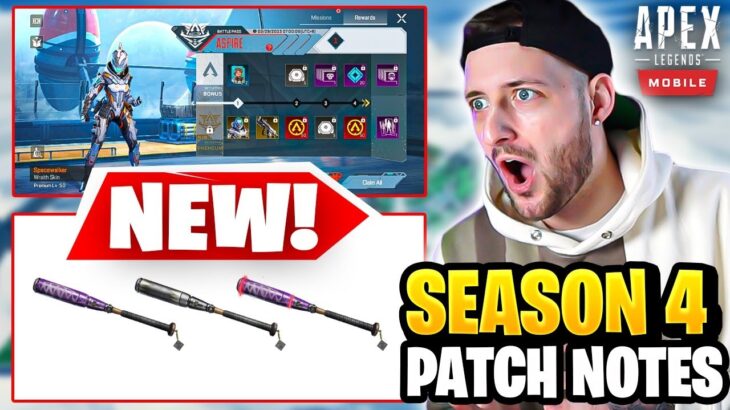 APEX LEGENDS MOBILE SEASON 4 IS HERE! (Patch Notes)