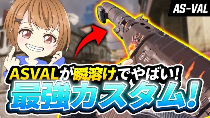 『ASｰVAL』が今ヤバい！強すぎて敵が瞬溶け！最強カスタム紹介！！【CoDモバイル】【ろくたん】