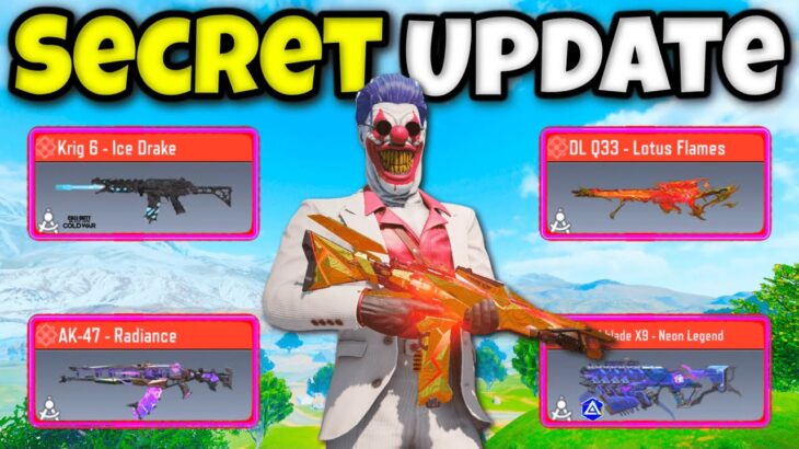 COD MOBILE SECRET UPDATE to ALL MYTHIC GUNS 🤫