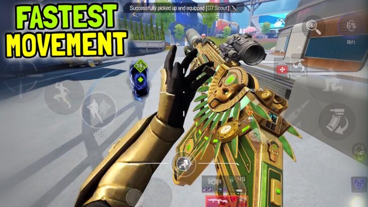 Fastest Movement Player in Apex Legends Mobile