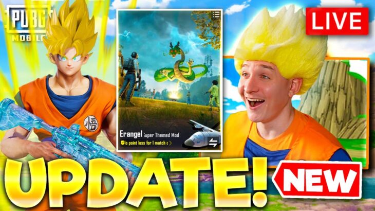 NEW DRAGON BALL UPDATE GAMEPLAY! PUBG MOBILE LIVE