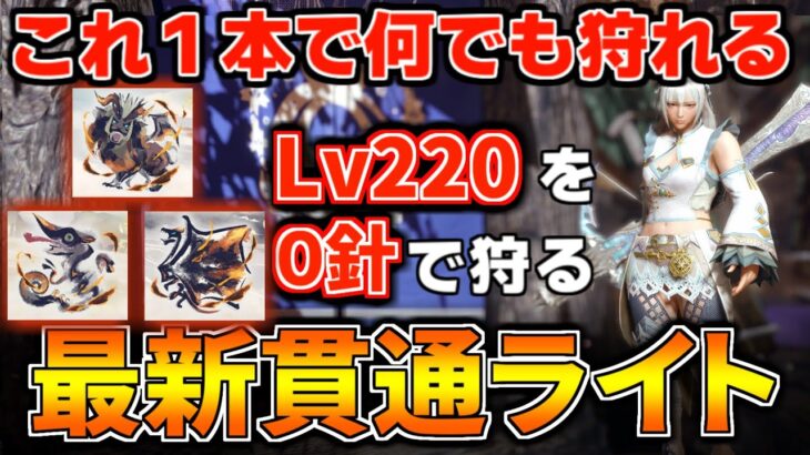 【何にでも担げる】Lv220傀異克服を楽々0針！最新『汎用貫通ライトボウガン』の装備がおすすめで強いぞ！装備紹介【モンハンライズ：サンブレイク MHRISE】(VOICEROID)