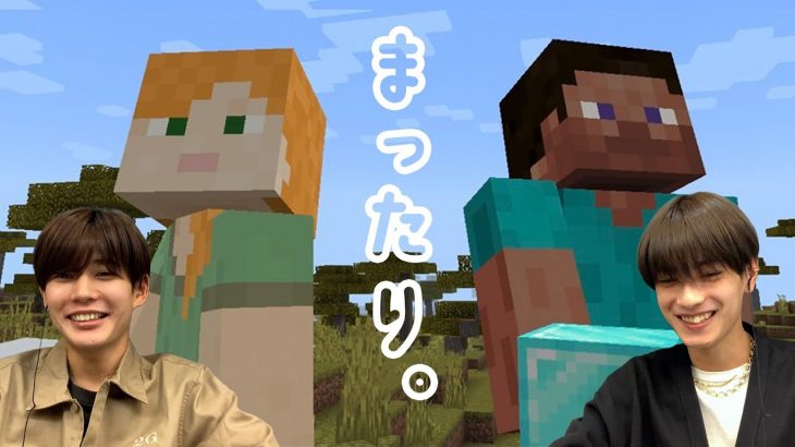 なにわ男子ペア！イタズラしながらJGRタウン作り【マイクラ】