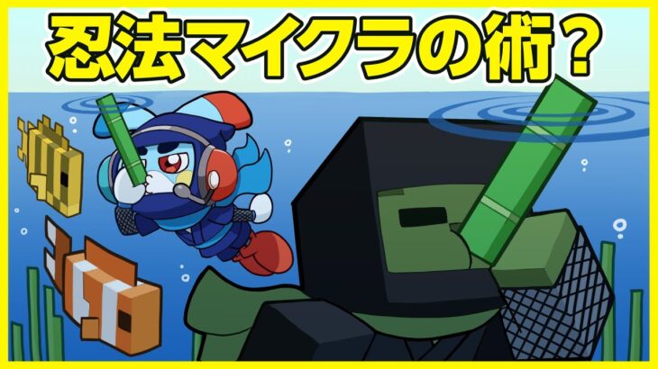 【マイクラアニメ】「ゾンビ、ニンジャでシュシュッと見参」の巻