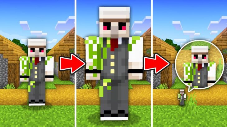 【マイクラ】「ダメージを受けると大きさがバラバラになる世界」が鬼畜すぎた…