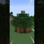 木だけで作れる簡単拠点の裏技【マイクラ】【Minecraft】