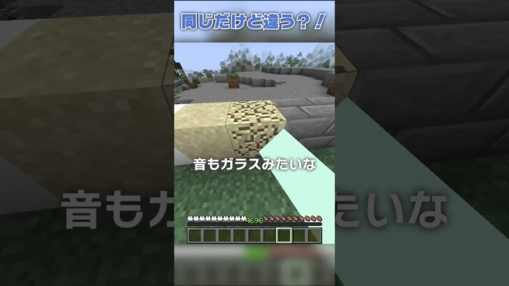 同じかと思ってたブロック3選！【マイクラ豆知識 解説 裏技】