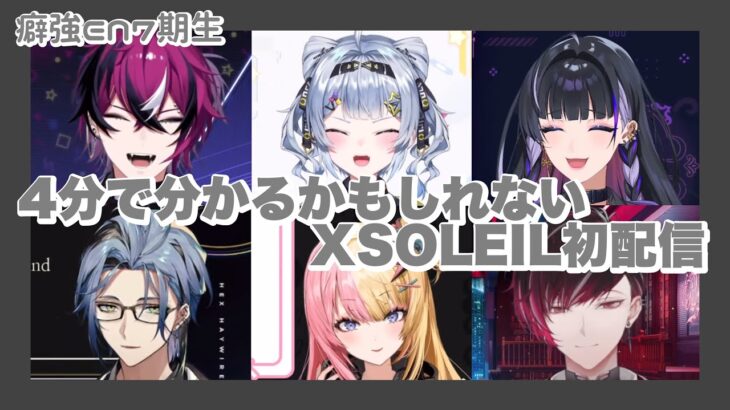 4分で分かるか分からないか微妙なXSOLEIL初配信まとめ