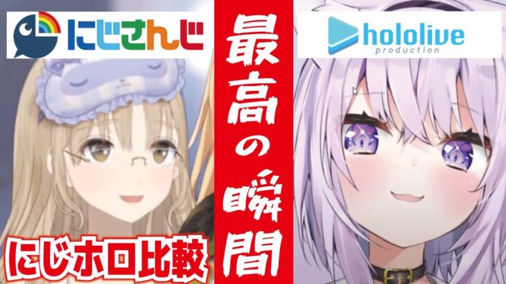 【 ホロライブ 】と【 にじさんじ 】の 違い4 切り抜き にじホロ 花畑チャイカ 白上フブキ 宝鐘マリン シスター・クレア 大空スバル 鈴鹿詩子 笹木咲 白銀ノエル まとめ
