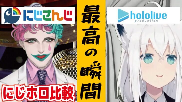 【 ホロライブ 】と【 にじさんじ 】の 違い7 切り抜き にじホロ 鈴鹿詩子 白銀ノエル 白上フブキ 月ノ美兎 兎田ぺこら 笹木咲 ジョー・力一 宝鐘マリン 沙花叉クロヱ まとめ
