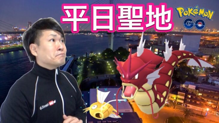 【ポケモンGO】赤ギャラ!?イベント終了後の天保山！【進化】