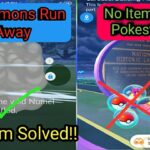 How to Solve Pokemons run away and No Items Collecting From Pokestops in Pokemon Go