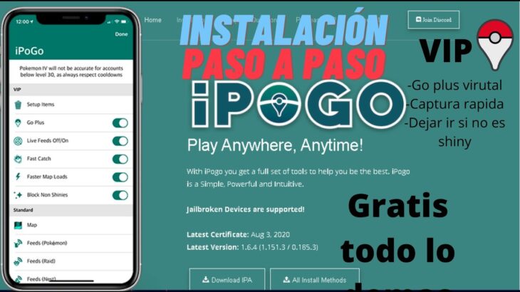 Instalar IPOGO Gratis PASO A PASO – Alternativa a ISPOOFER – Pokémon Go